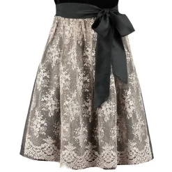 Dirndl Amelia Velur Svart
