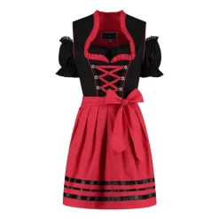 Dirndl Brigitta Rød