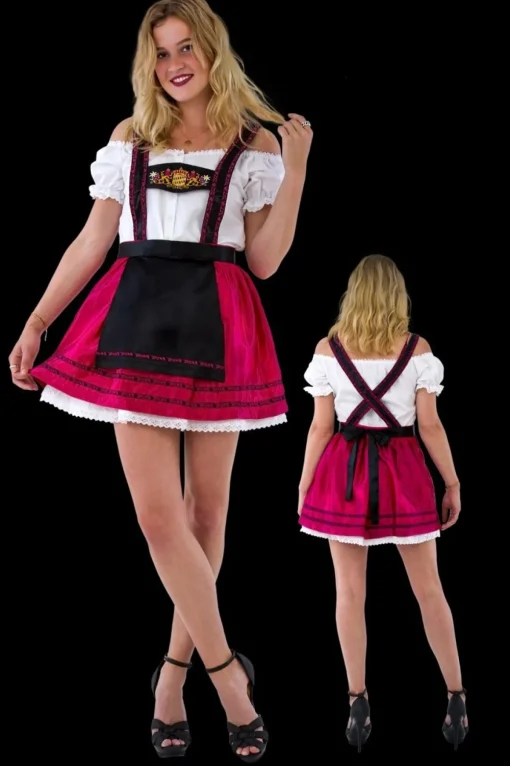 Dirndl Carmen Cerise