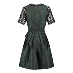 Dirndl Jacquard Svart og Grønn