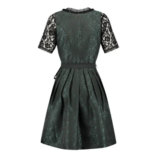 Dirndl Jacquard Svart og Grønn