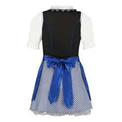 Dirndl Kort Blå