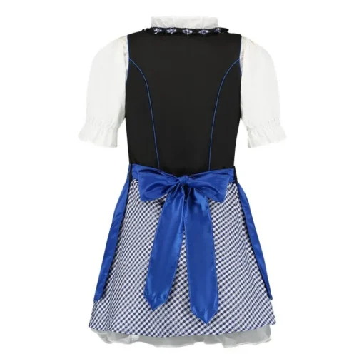 Dirndl Kort Blå
