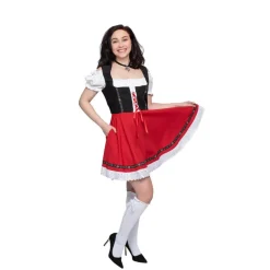 Dirndl Lise Rød