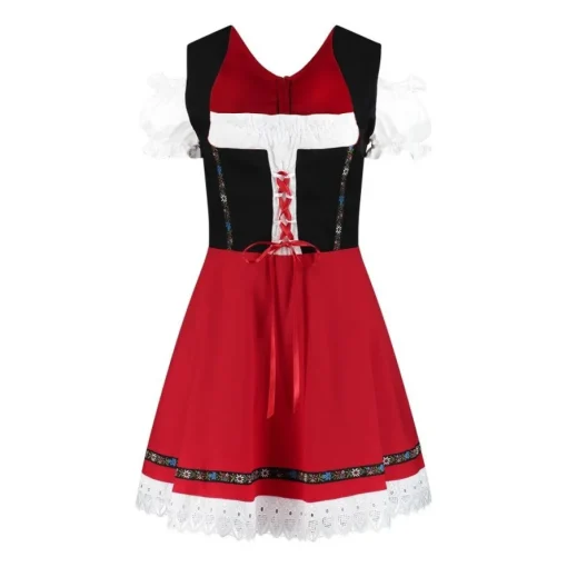 Dirndl Lise Rød