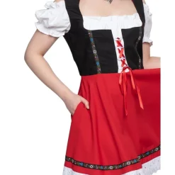 Dirndl Lise Rød