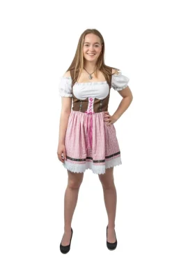 Dirndl Lise Ruter Lyserosa
