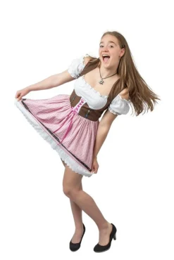 Dirndl Lise Ruter Lyserosa