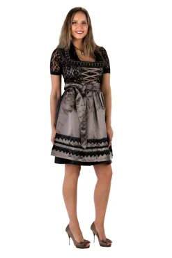 Dirndl Midi Svart