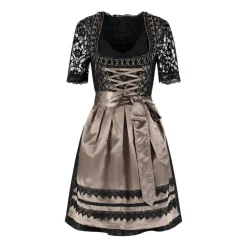 Dirndl Midi Svart