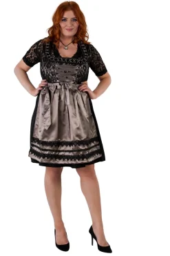 Dirndl Midi Svart