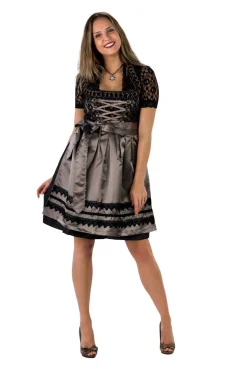 Dirndl Midi Svart