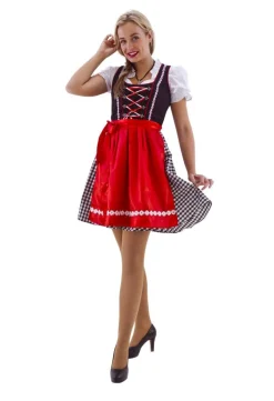 Dirndl Tradisjonell Rød