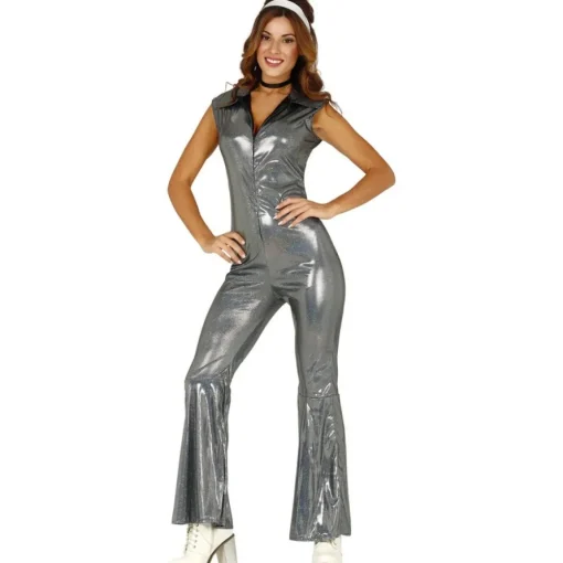 Disco Diva Kostyme Sølv