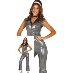 Disco Diva Kostyme Sølv
