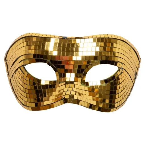 Disco Halvmaske Gull