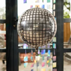 Disco Party Rund Folieballong