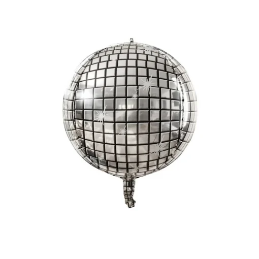 Disco Party Rund Folieballong
