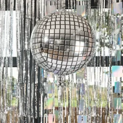 Disco Party Rund Folieballong