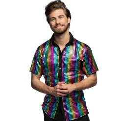 Disco Skjorte Regnbue