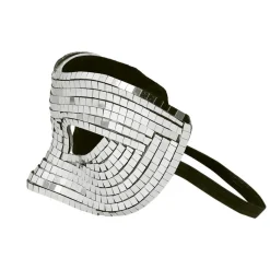 Disco Øyemaske Sølv