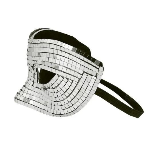 Disco Øyemaske Sølv