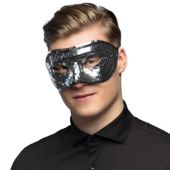 Disco Øyemaske Sølv
