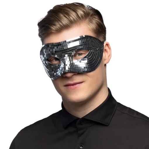 Disco Øyemaske Sølv