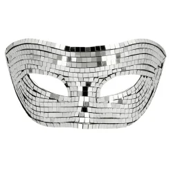 Disco Øyemaske Sølv