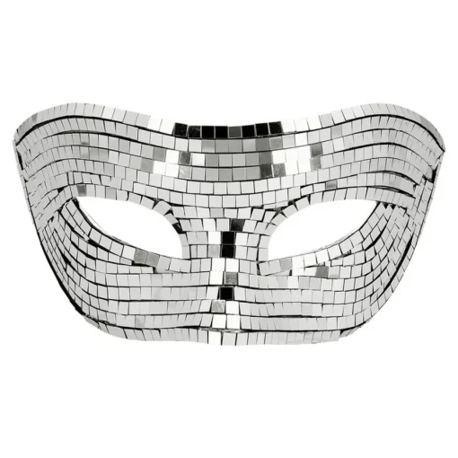 Disco Øyemaske Sølv