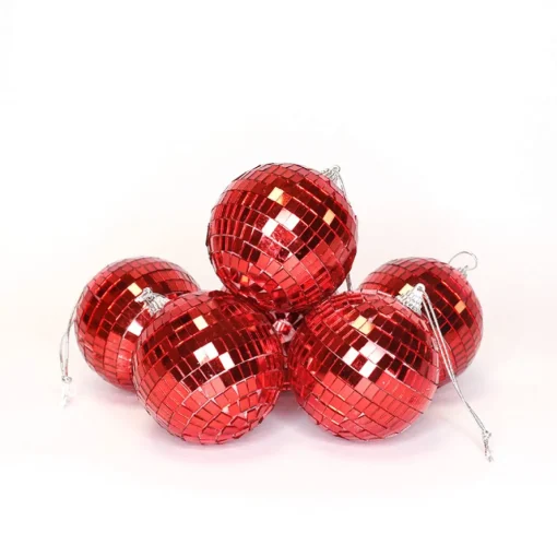 Diskokuler Rød 8 cm