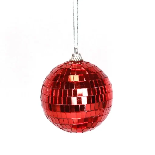 Diskokuler Rød 8 cm