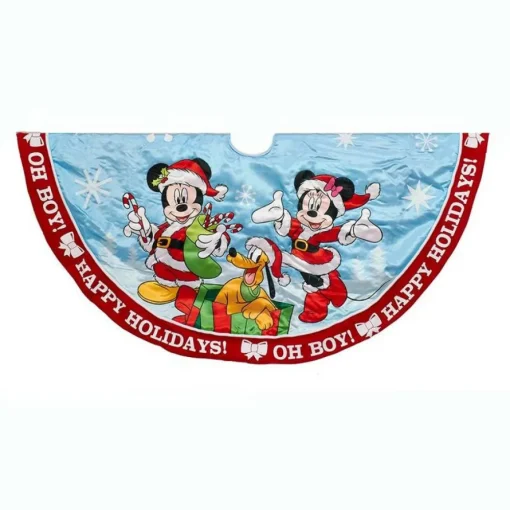 Disney® Mickey og Minnie Juletreteppe