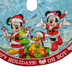 Disney® Mickey og Minnie Juletreteppe