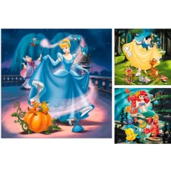 Disney Princess® 3 x 49 Brikker Puslespill