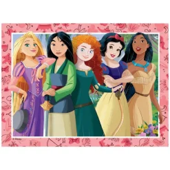 Disney Prinsesse® 4-i-1 Puslespill Rosa