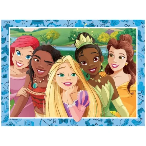 Disney Prinsesse® 4-i-1 Puslespill Rosa