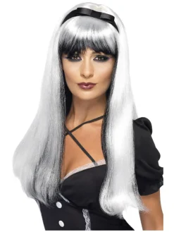 Diva Hekseparykk Hvit