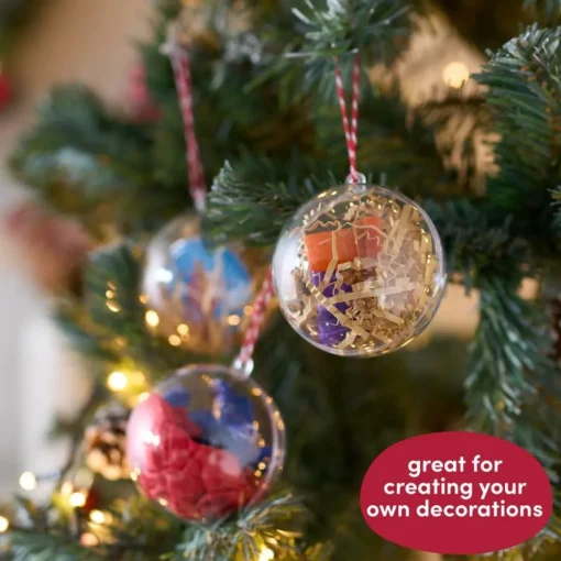 DIY Julekuler Gjennomsiktig