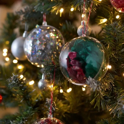 DIY Julekuler Gjennomsiktig