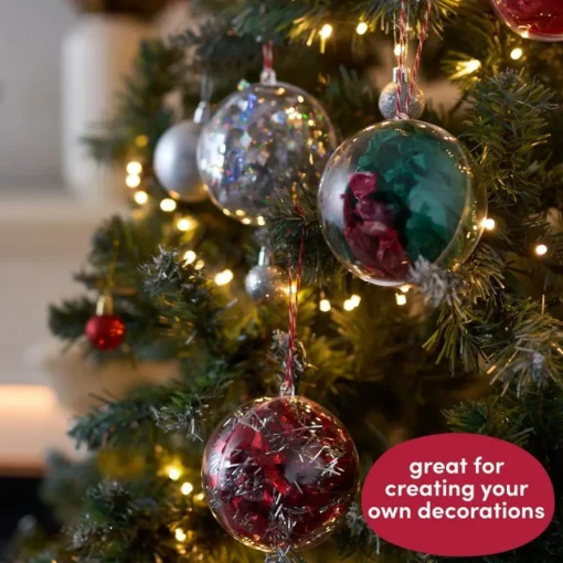 DIY Julekuler Gjennomsiktig