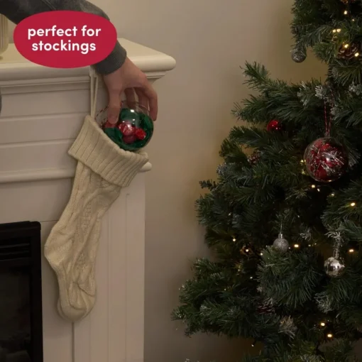 DIY Julekuler Gjennomsiktig