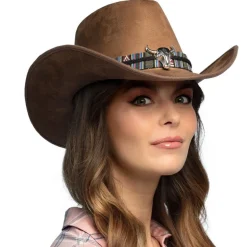 Django Cowboy Hatt Brun