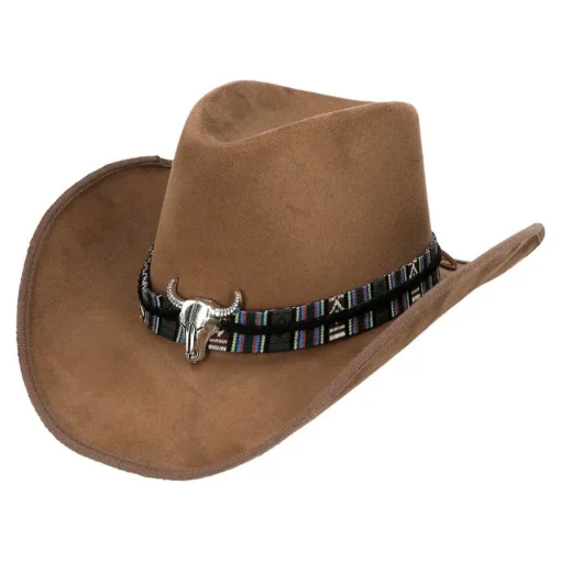 Django Cowboy Hatt Brun