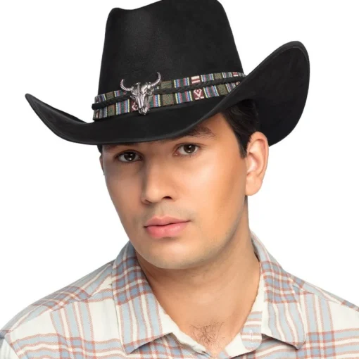 Django Cowboy Hatt Svart