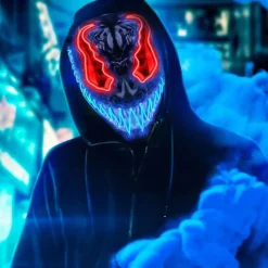Djevel LED Maske