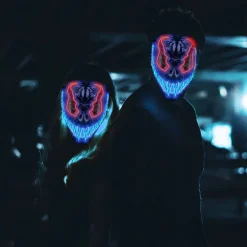 Djevel LED Maske