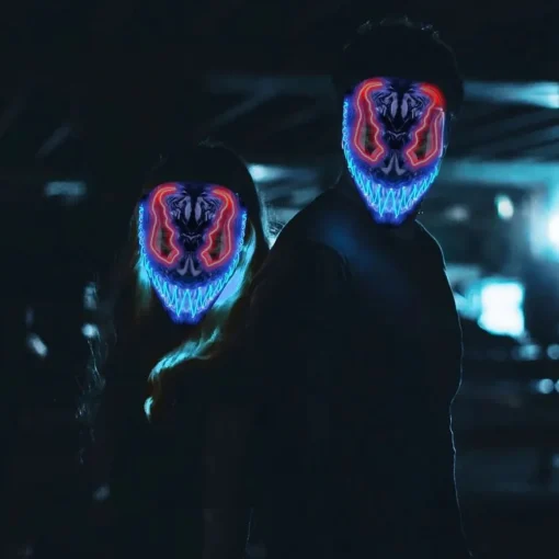 Djevel LED Maske