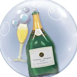 Dobbel Champagne Boble Ballong