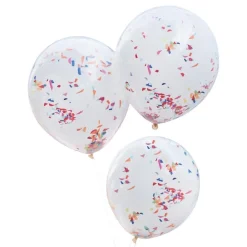 Dobbeltlag Konfetti Ballonger Multifarget